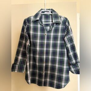 CK Bradley plaid button down size M